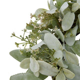 Winter Wreath With Lambs Ear And Wax Flower Shades 4 Seasons