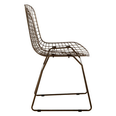 Orsina Wire Chair with a sleek design, perfect for conservatory and outdoor seating