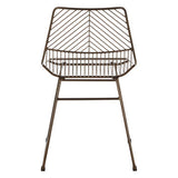 Orsina Wire Chair with a sleek design and geometric pattern suitable for modern dining spaces