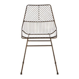 Orsina Wire Chair with a modern design and sturdy metal frame, perfect for dining spaces