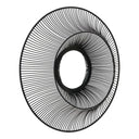 Shades 4 Seasons Wire Mirror - Stylish Wall Decor BLACK GLASS Shades 4 Seasons
