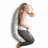 BellaMoon Body Pillow in floral design providing comfort and support for restful sleep