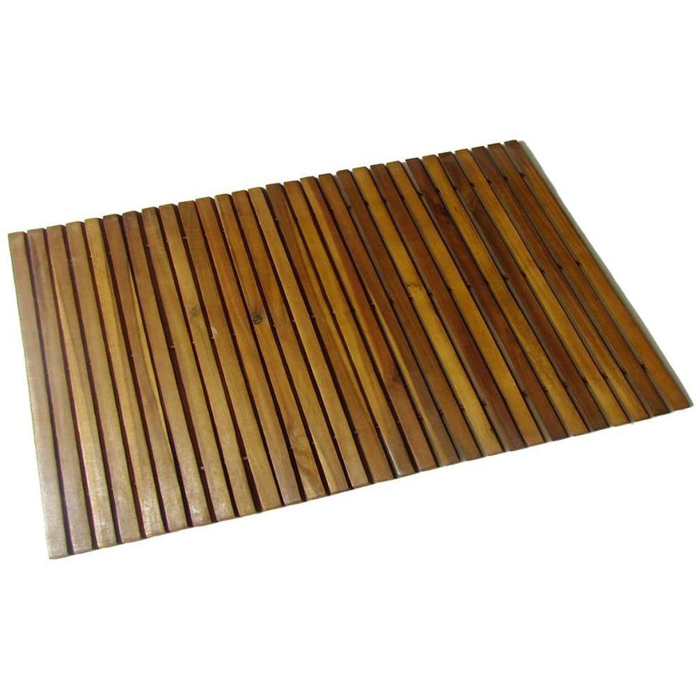 2 -3 pcs Acacia Bath Mat 80 x 50 cm 1 vidaXL