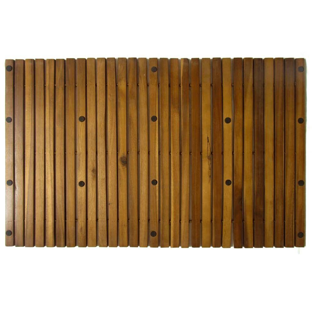 2 -3 pcs Acacia Bath Mat 80 x 50 cm vidaXL
