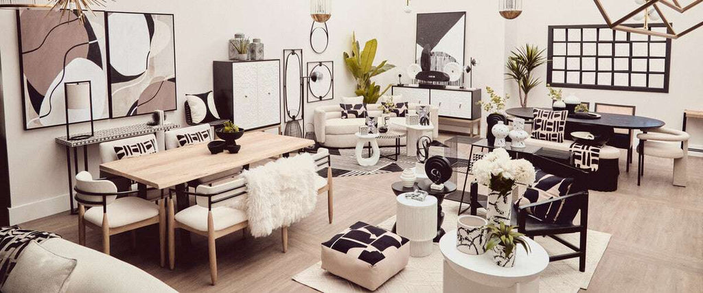 Stylish wood coffee table featured in a modern living room with chic decor and furnishings