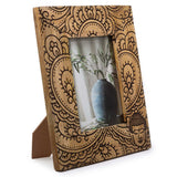 Large Mango Wood Picture Frame - Buddha - Black AW-Dropship