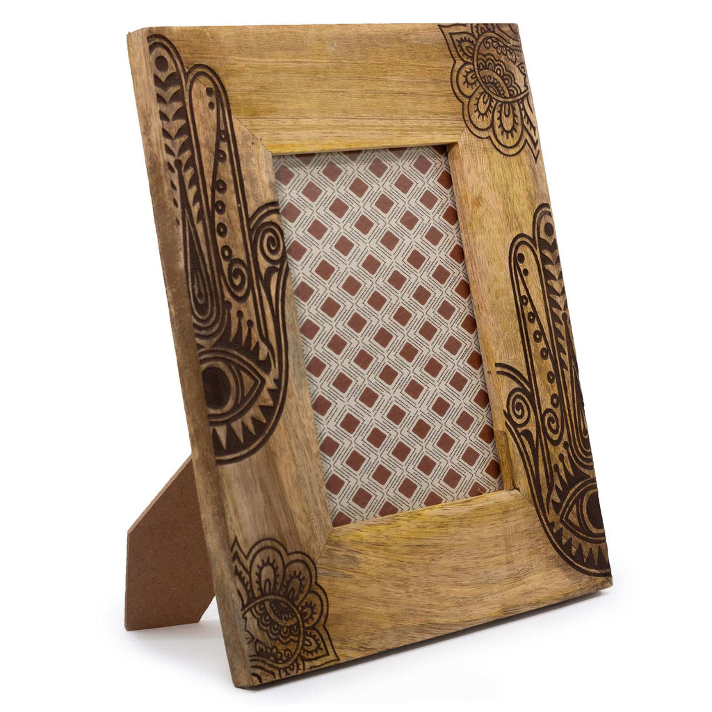 Large Mango Wood Picture Frame - Hansa - Black Shades 4 Seasons