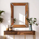 Orsina Wood Wall Mirror with Artistic Frame Orsina