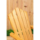 Orsina Wooden Chair with a Relaxed Adirondack Design for Outdoor Comfort