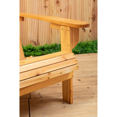 Orsina Wooden Chair with Comfortable Armrests, Ideal for Conservatory and Outdoor Seating