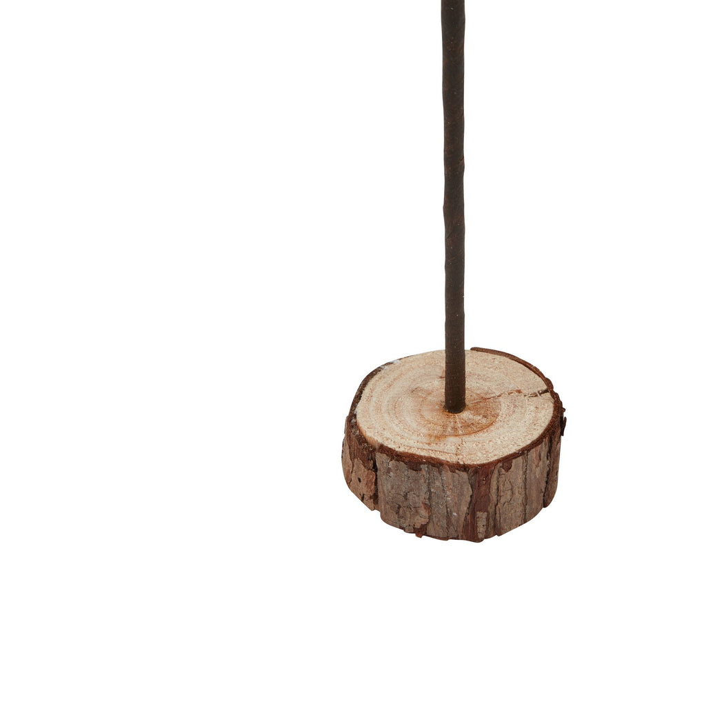 Large Snowy Spindle Tree In Wood Log Shades 4 Seasons