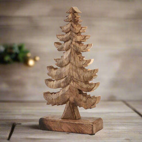 Shades 4 Seasons Wooden Christmas Tree Decoration BROWN WOOD Shades 4 Seasons