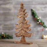 Natural Large Wooden Christmas Tree BROWN WOOD Shades 4 Seasons