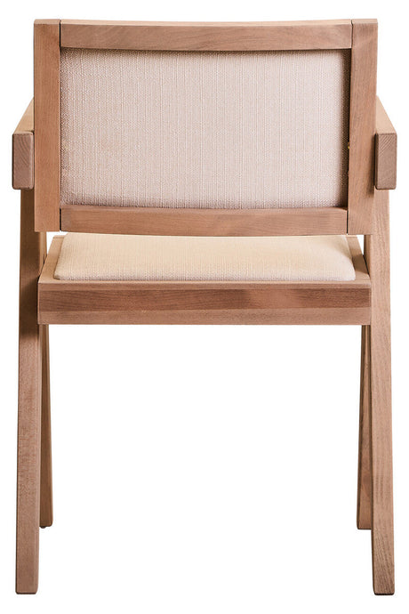 Stylish Orsina Dining Chair with a wooden frame and upholstered seat and back for modern interiors
