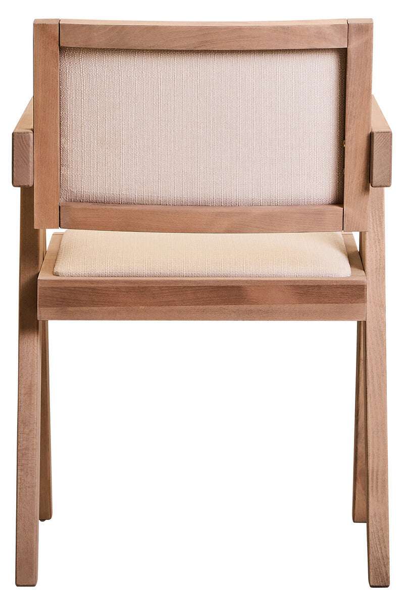 Stylish Orsina Dining Chair with a wooden frame and upholstered seat and back for modern interiors