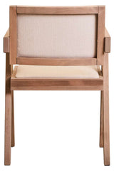 Stylish Orsina Dining Chair with a wooden frame and upholstered seat and back for modern interiors