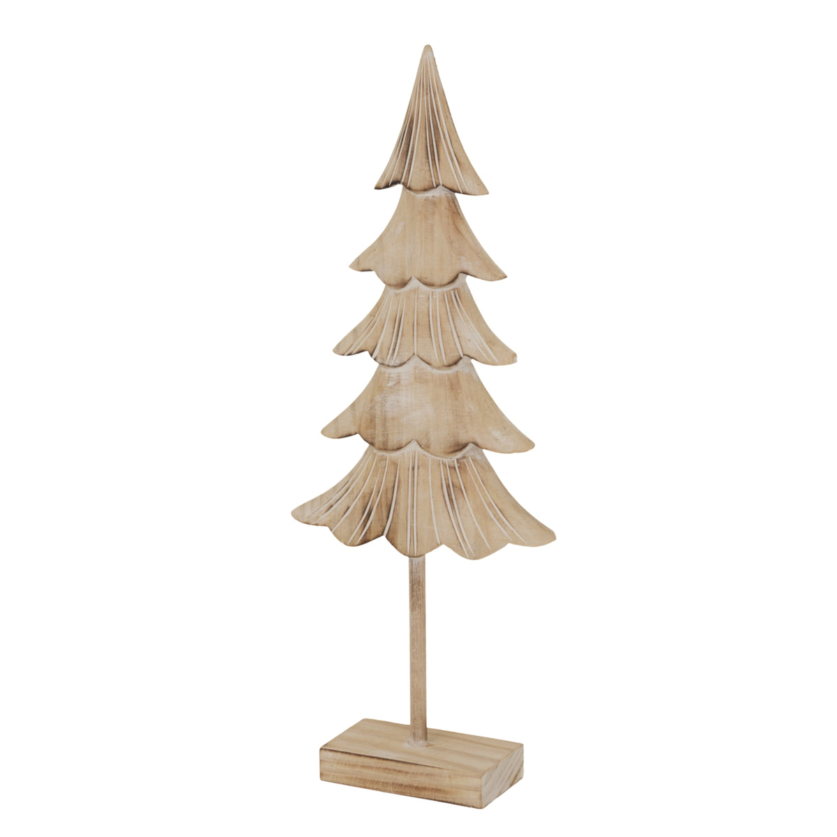 Wooden Fir Tree Decoration for Christmas Room Decor by Shades 4 Seasons