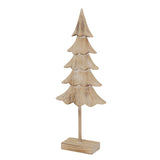 Wooden Fir Tree Decoration for Christmas Room Decor by Shades 4 Seasons