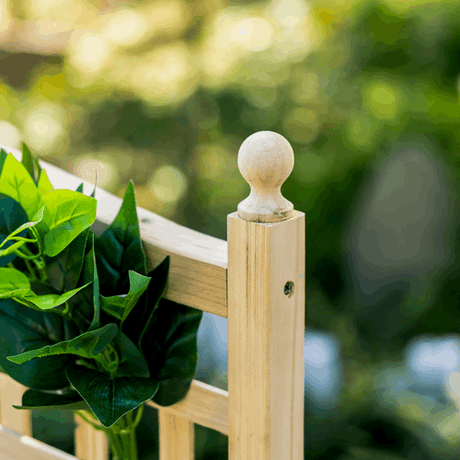 Outsunny Raised Garden Bed with Trellis Garden Planters Outsunny