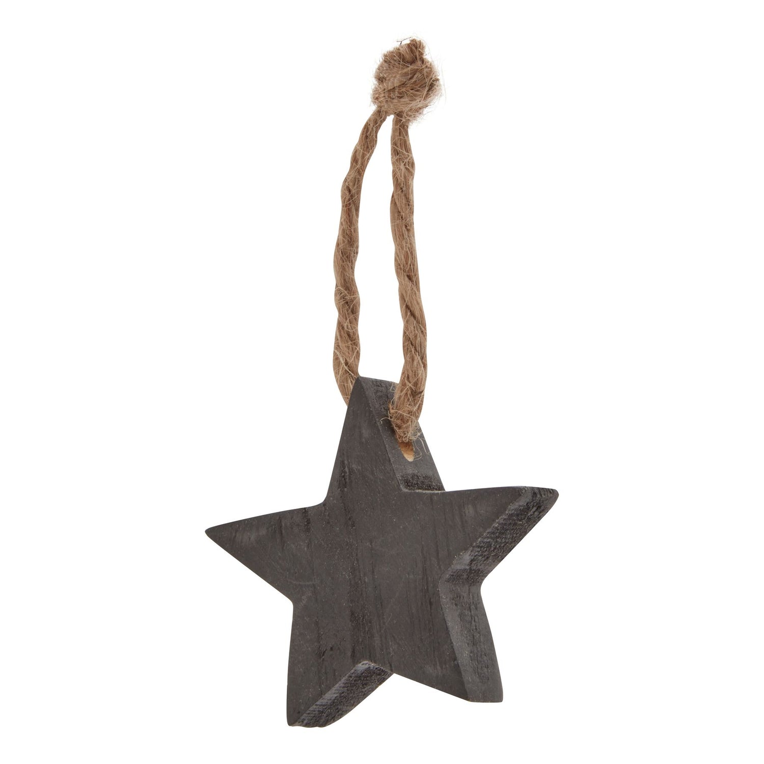 Pack Of 90 Wooden Star Hanging Decorations Shades 4 Seasons