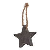 Pack Of 90 Wooden Star Hanging Decorations Shades 4 Seasons