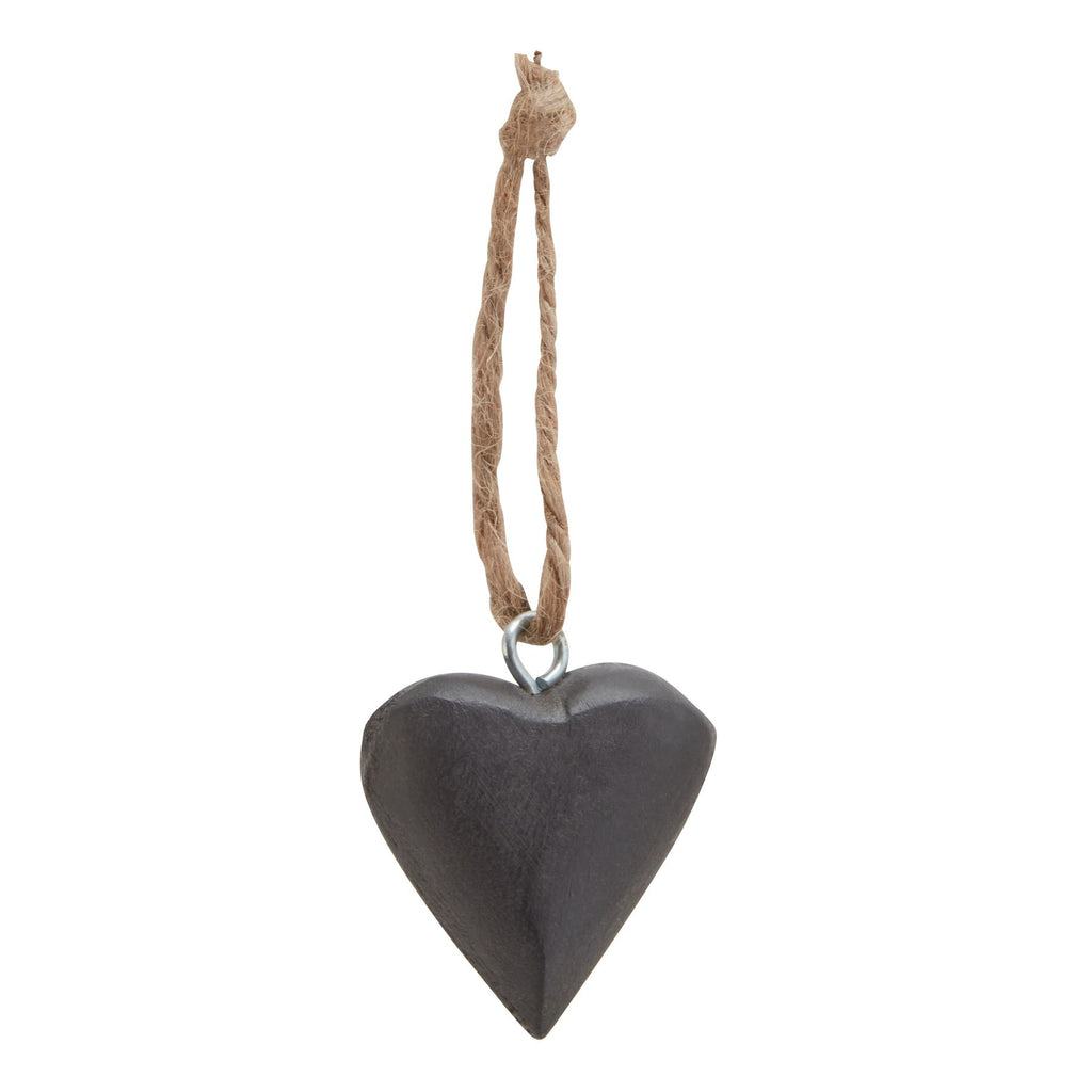 Pack Of 90 Wooden Heart Hanging Decorations Shades 4 Seasons