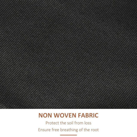 Outsunny Raised Garden Bed Wooden Plant Stand Orange Outsunny