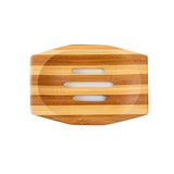 Eco Bath London Wooden Soap Dish with Grooves for Drainage and Stylish Design