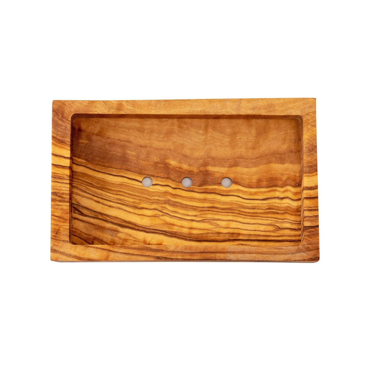Eco Bath London Wooden Soap Dish crafted from natural wood with drainage holes for longevity