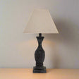 Shades 4 Seasons Wooden Table Lamp with Fabric Shade BROWN WOOD Shades 4 Seasons