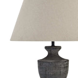 Shades 4 Seasons Wooden Table Lamp with Fabric Shade Shades 4 Seasons