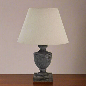 Shades 4 Seasons Wooden Table Lamp with Fabric Shade BROWN WOOD Shades 4 Seasons