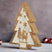 Natural Wooden Snow Scene Tree Decoration BROWN WOOD Shades 4 Seasons