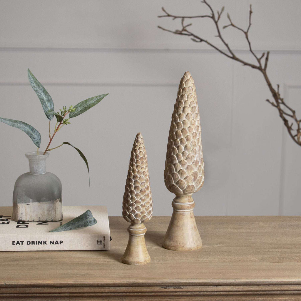 Shades 4 Seasons Pinecone Sculpture Set - Rustic Decor Shades 4 Seasons