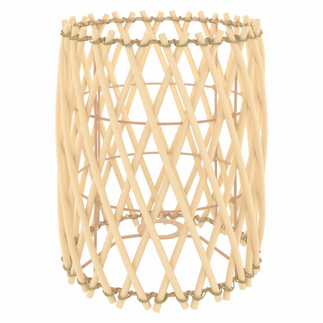 vidaXL Woven Natural Bamboo Lampshade for Unique Home Lighting Decoration