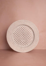 Elegant Casa by Josephine Jenno woven placemat in soft beige for stylish dining table settings