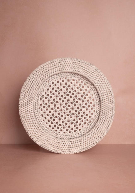 Elegant Casa by Josephine Jenno woven placemat in soft beige for stylish dining table settings