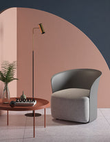 Stylish Le Di Vita Dressing Table Chair in grey with a modern design for elegant interiors
