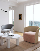 Stylish Le Di Vita Dressing Table Chair in soft tones, perfect for a modern home decor setting