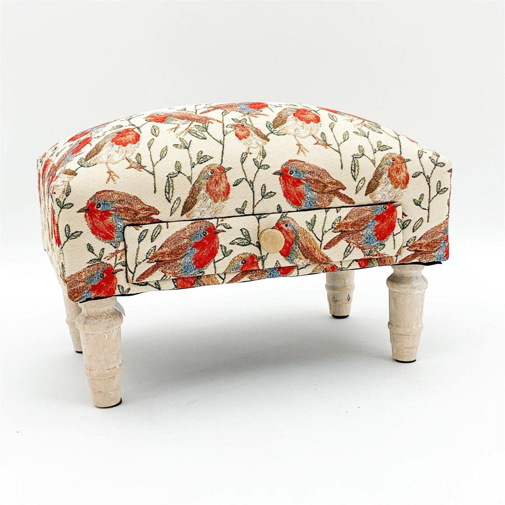 Robin Fabric Footstool with Drawer - Shades 4 Seasons