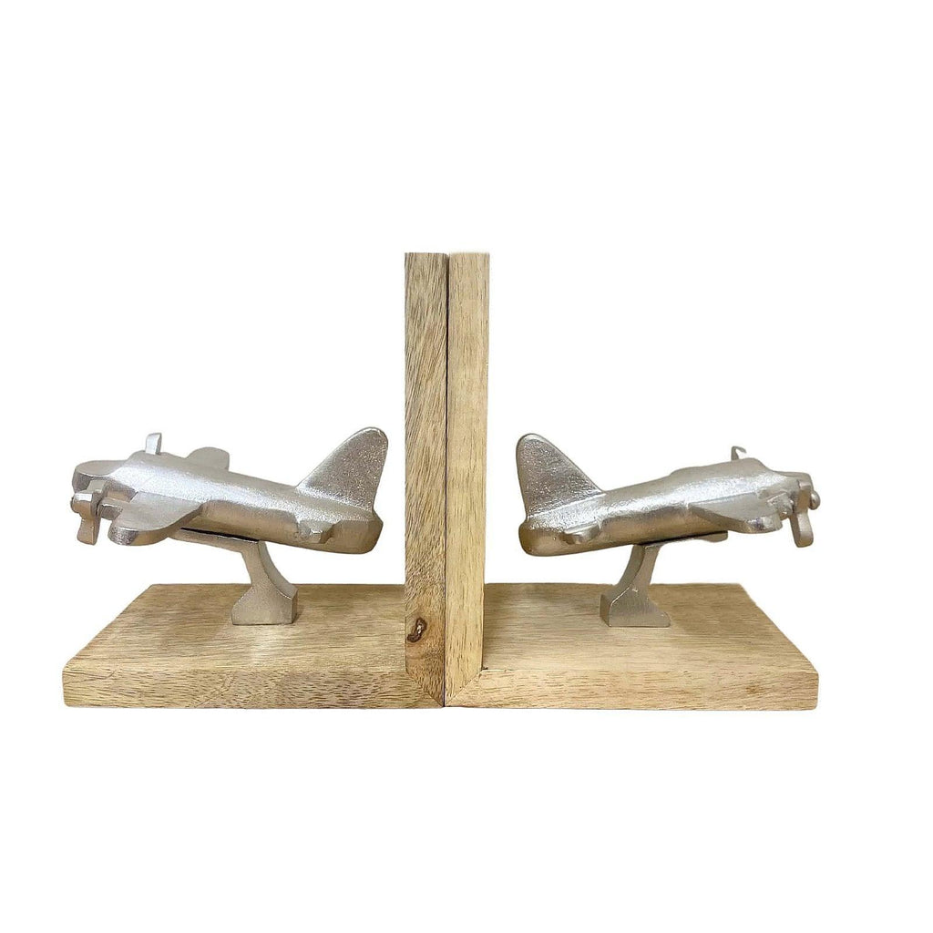 Set of Two Aeroplane Bookends - Shades 4 Seasons