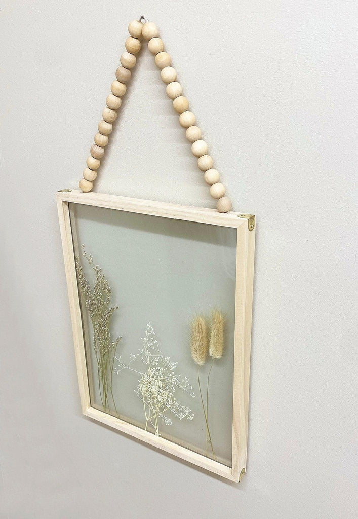 Dried Wildflower Wall Hanging Picture - Shades 4 Seasons