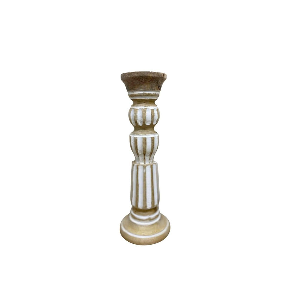 Wooden Candle Stick 38cm - Shades 4 Seasons