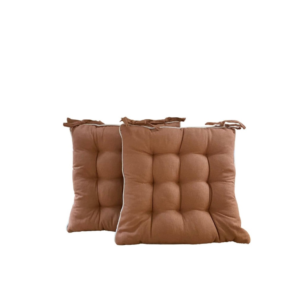 Double Sided Seat Pads Terracotta - Shades 4 Seasons