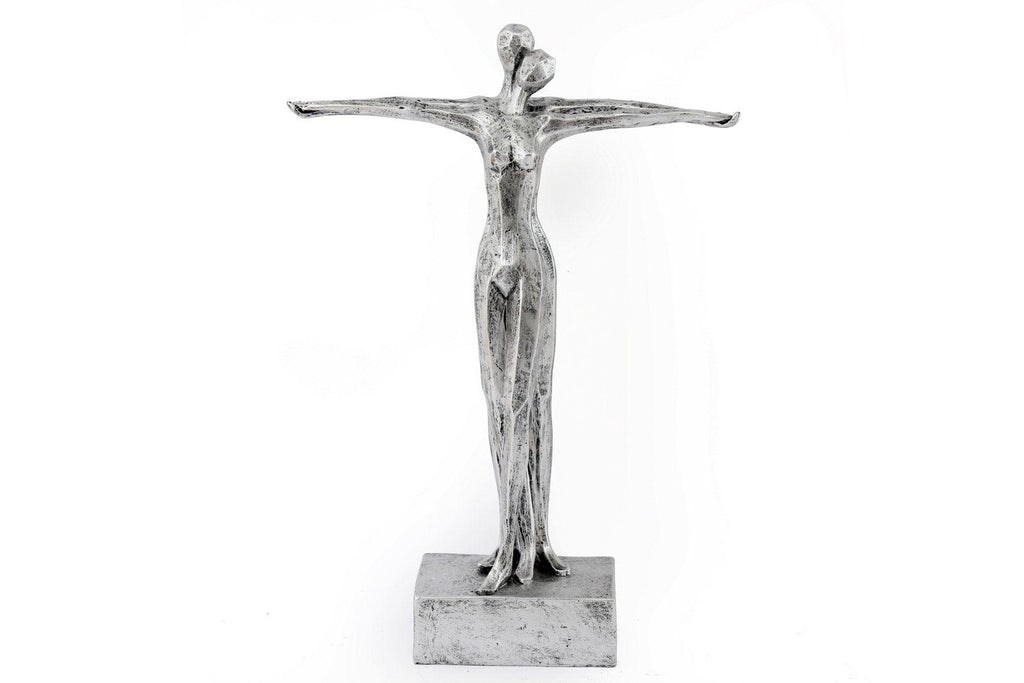 Silver Standing Couple Statue - Shades 4 Seasons
