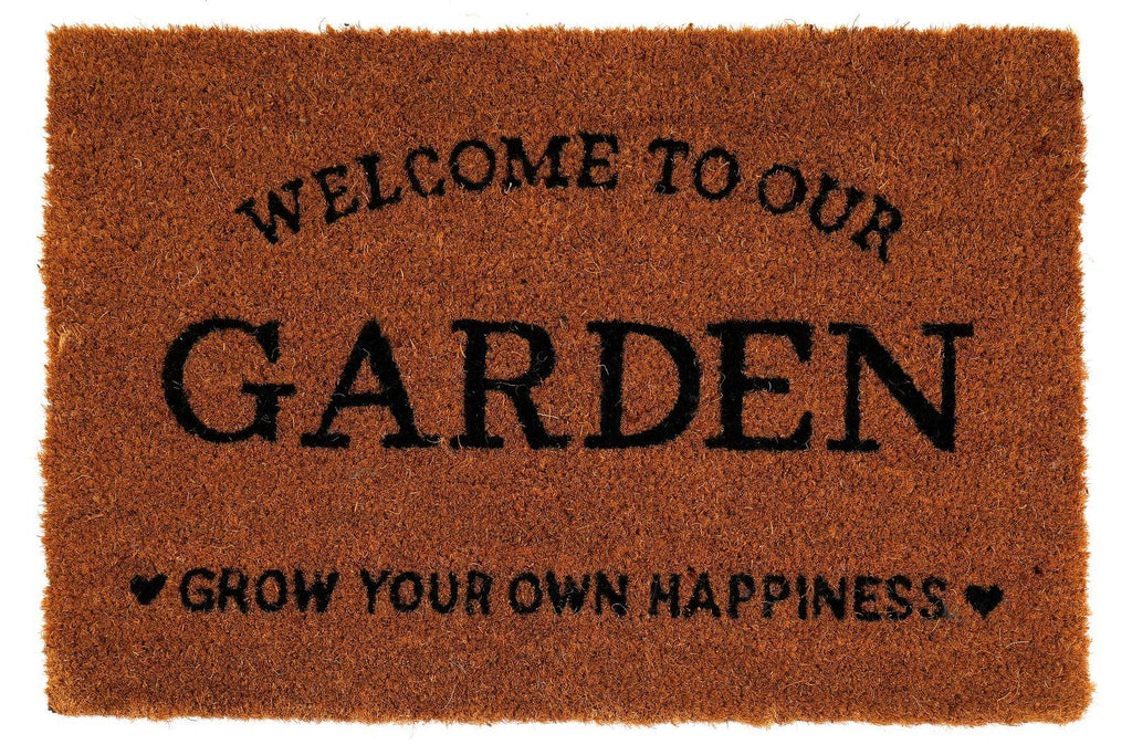 Grow Your Own Happiness Potting Shed Doormat - Shades 4 Seasons