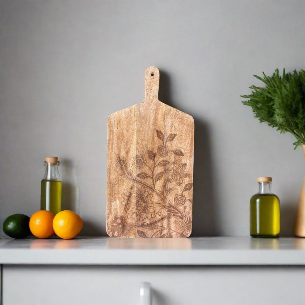 Etched Wood Chopping Board - Shades 4 Seasons