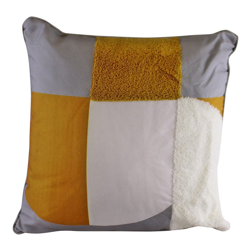 Abstract Design Textured Cushion, Design B - Shades 4 Seasons