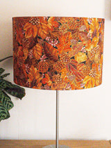 Autumn Beauties of Pine Cones and Leaves Drum Lampshade Shades 4 Seasons