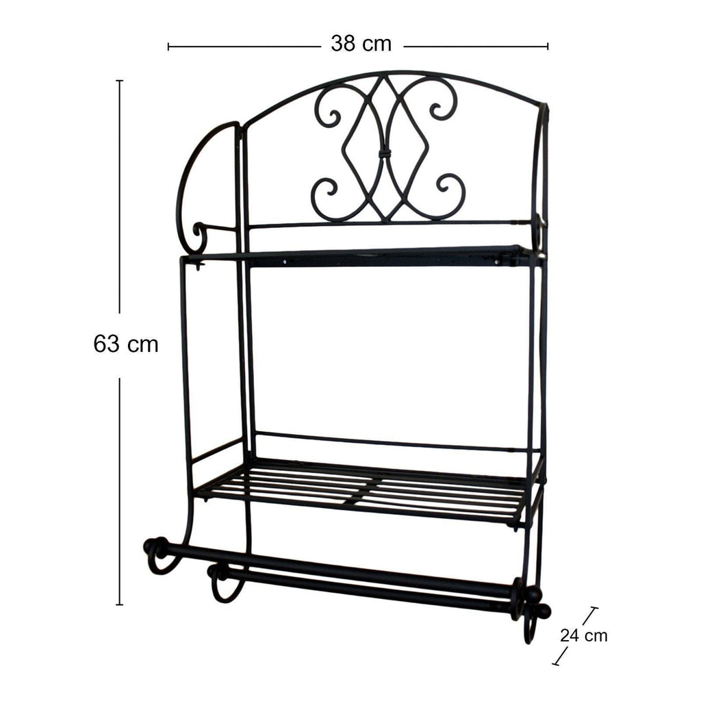 Black Diamond Bathroom Shelf Unit Geko Products